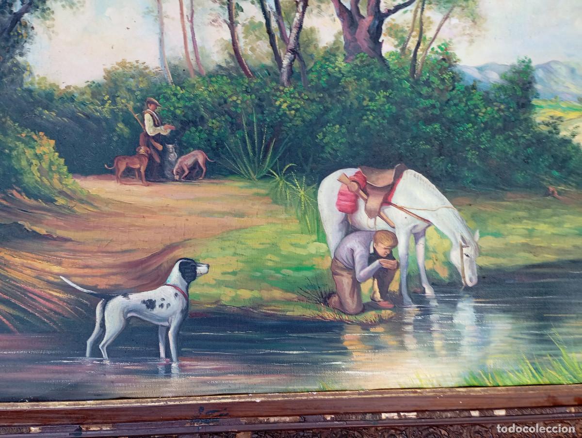 Arte: cuadro aloleo en lienza con marco - Foto 3