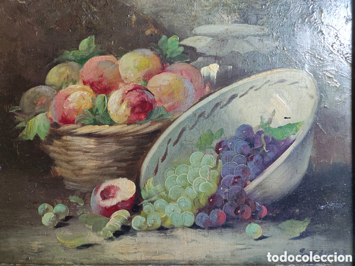 Arte: Bodeg&oacute;n enmarcado &oacute;leo - Foto 2