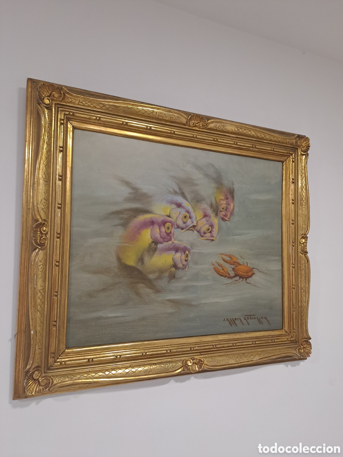 Arte: Cuadro Julio Garcia Guti&eacute;rrez -Peces - Foto 2