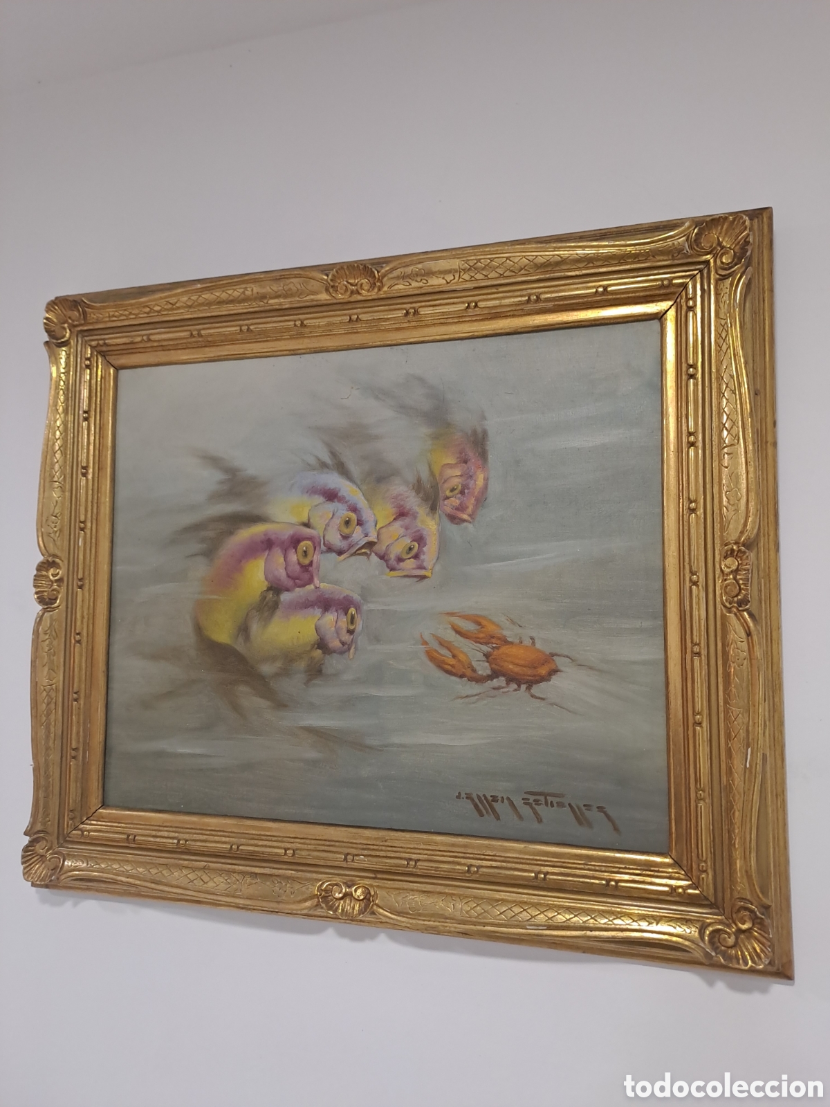 Arte: Cuadro Julio Garcia Guti&eacute;rrez -Peces - Foto 3