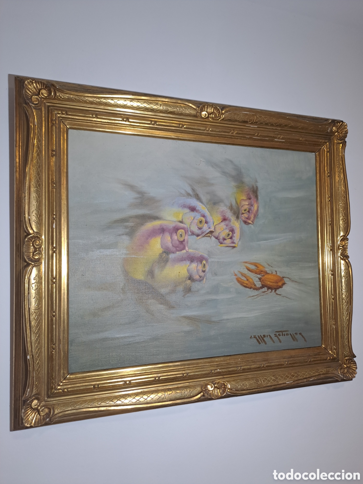 Arte: Cuadro Julio Garcia Guti&eacute;rrez -Peces - Foto 5