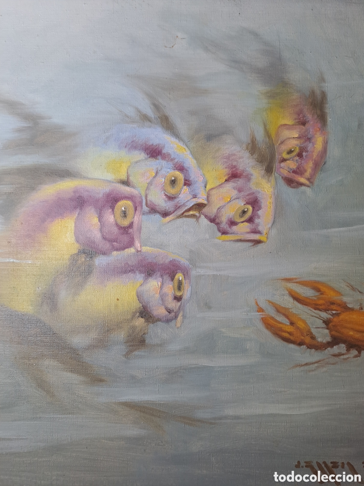 Arte: Cuadro Julio Garcia Guti&eacute;rrez -Peces - Foto 9