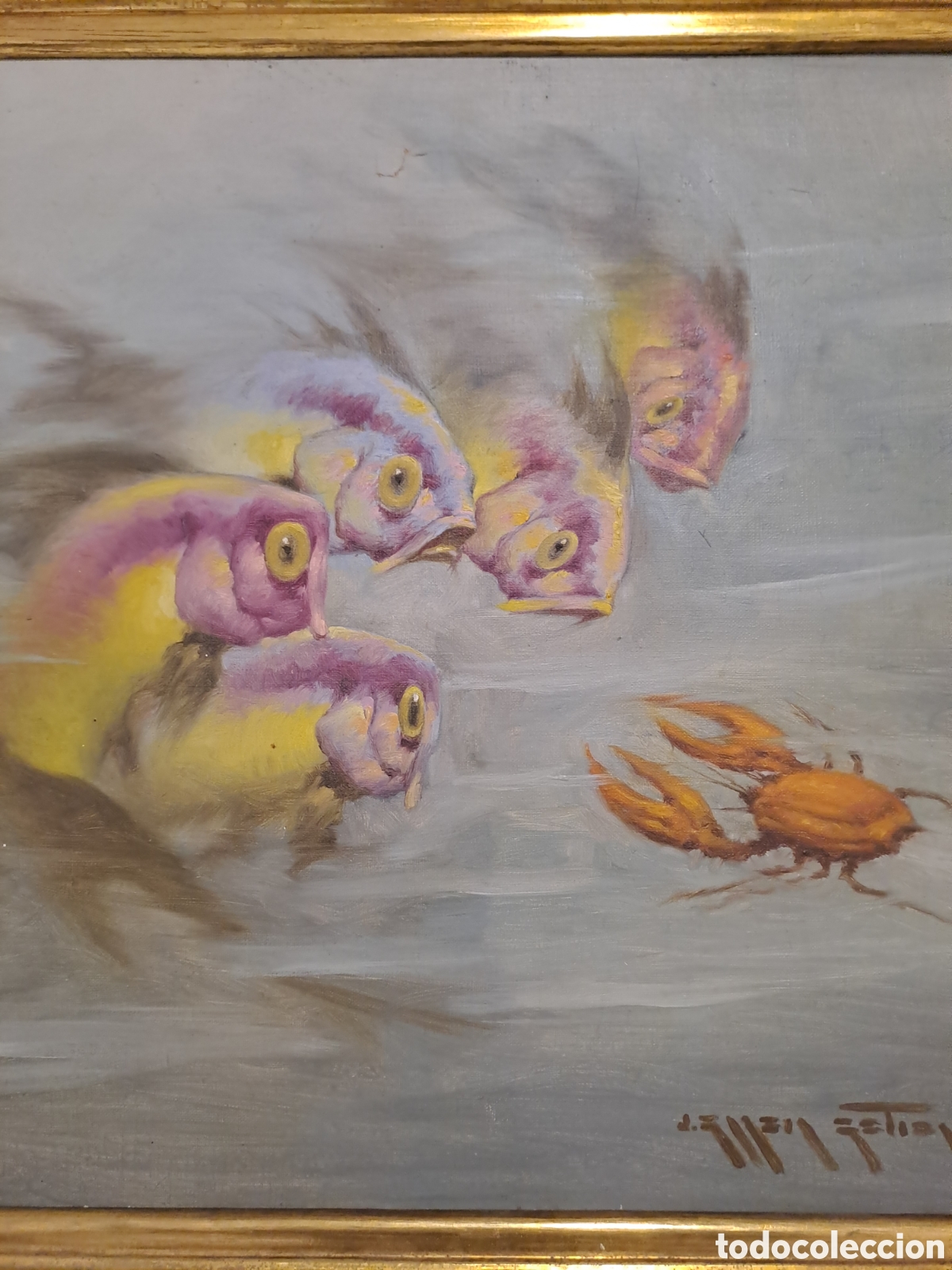 Arte: Cuadro Julio Garcia Guti&eacute;rrez -Peces - Foto 23