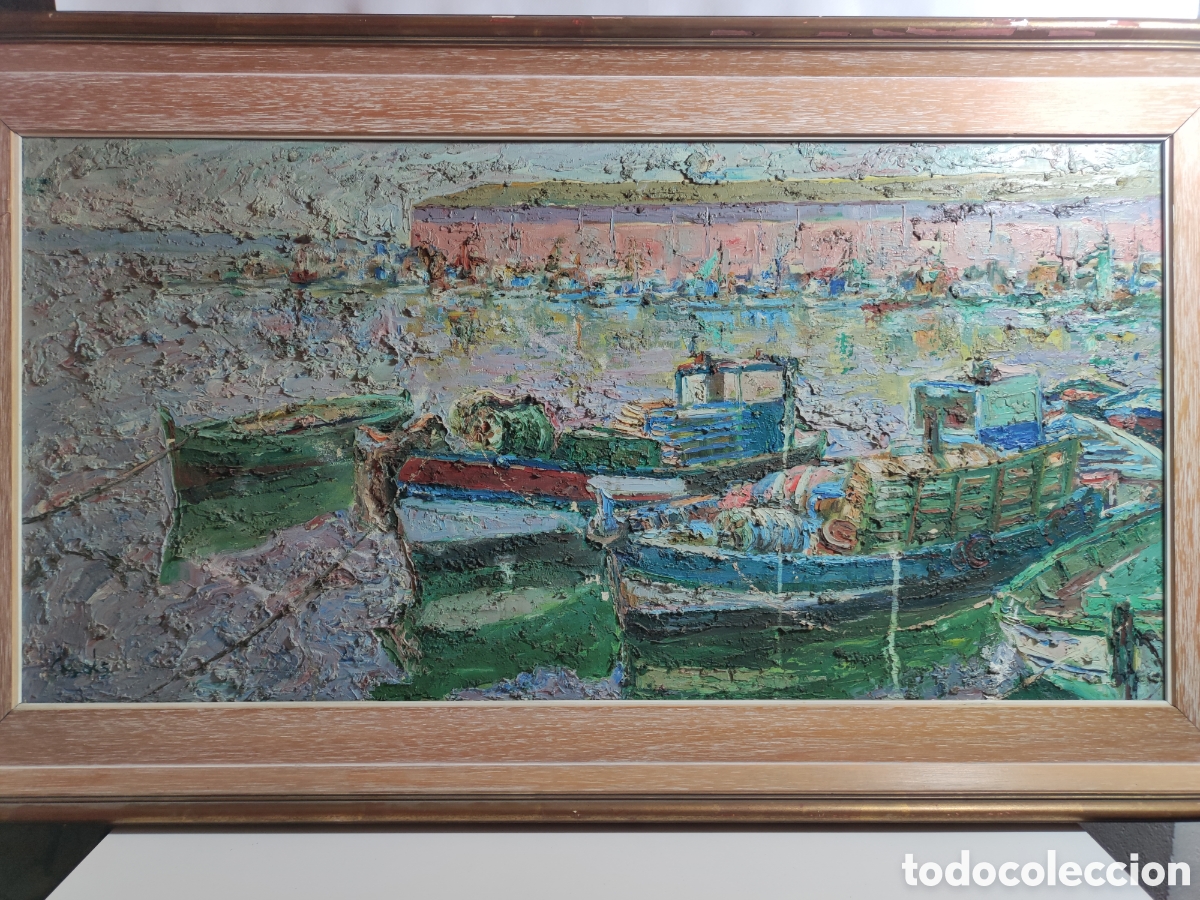 Arte: Paisaje marinero mucho empaste - Foto 2