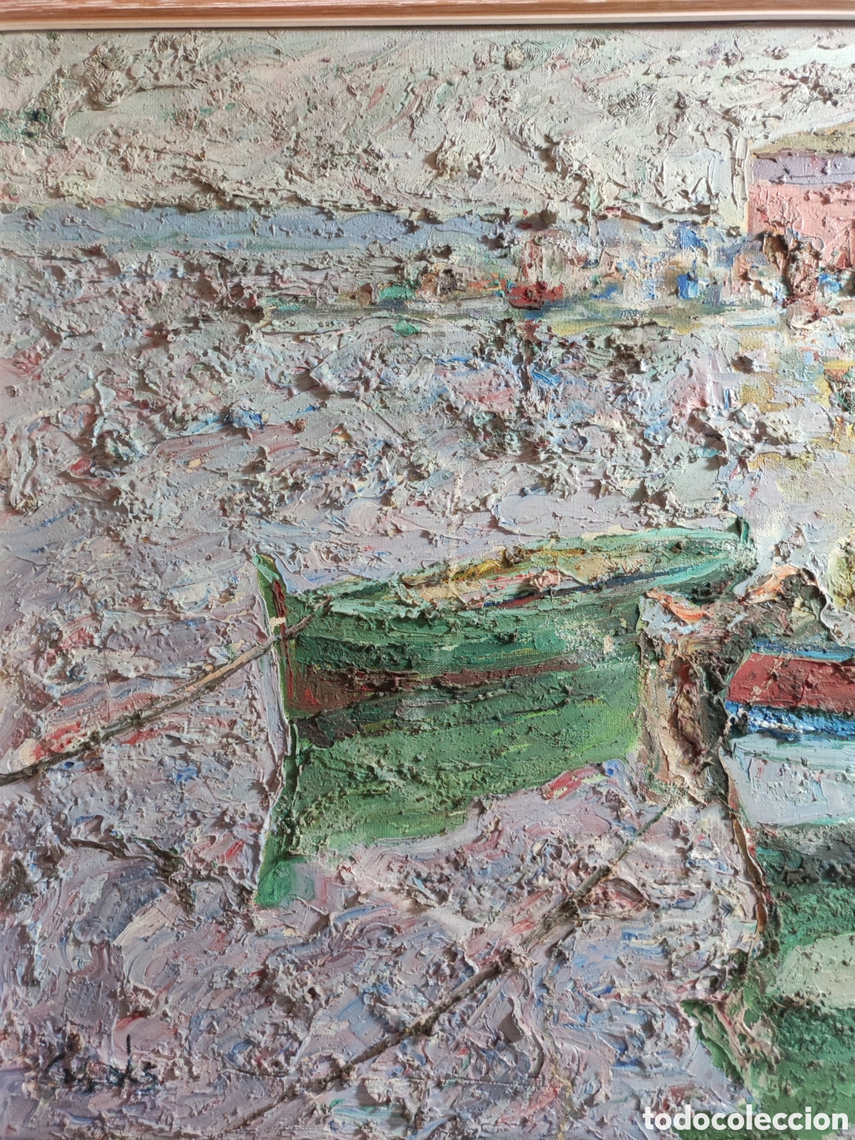 Arte: Paisaje marinero mucho empaste - Foto 3