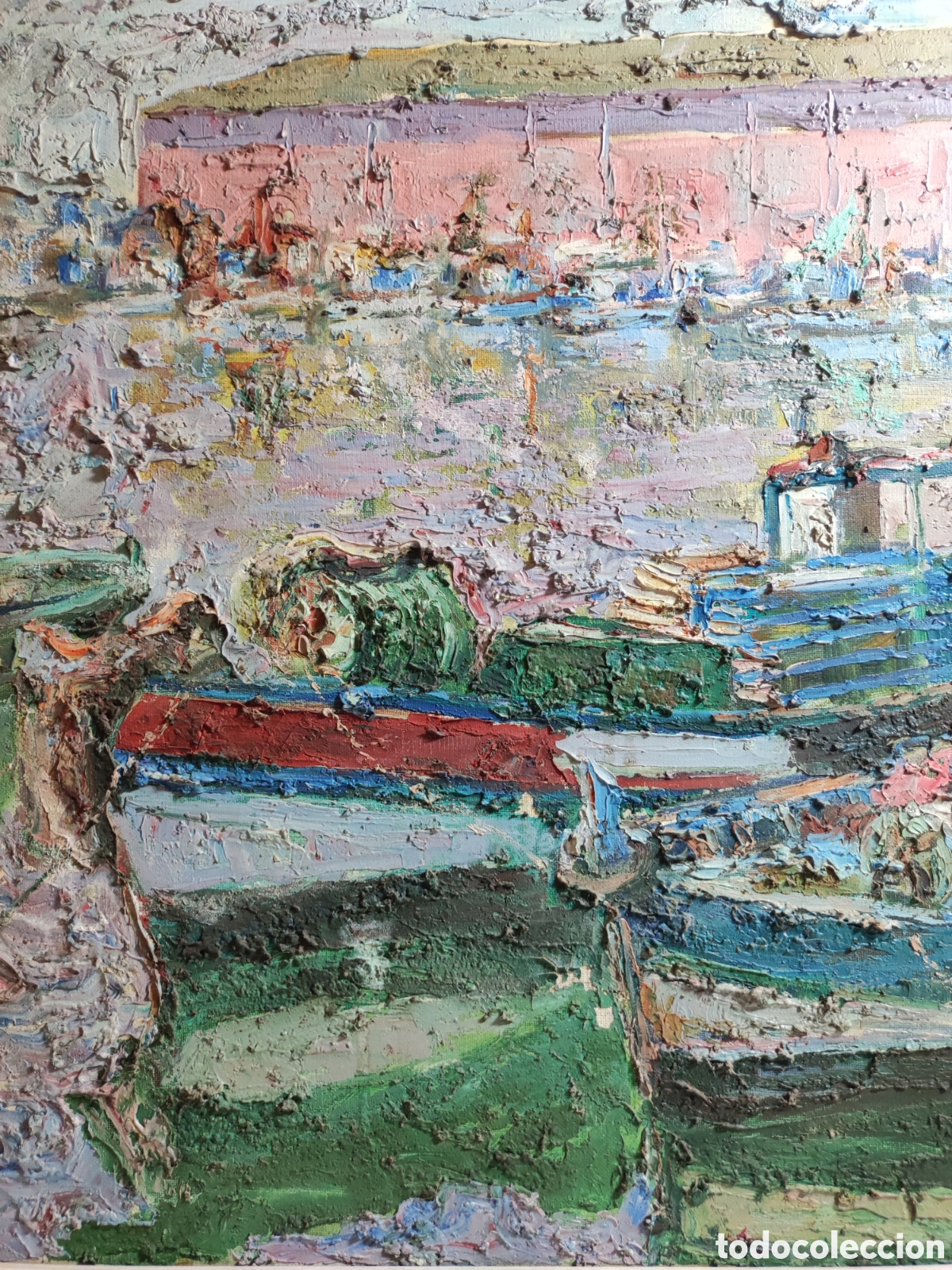 Arte: Paisaje marinero mucho empaste - Foto 4