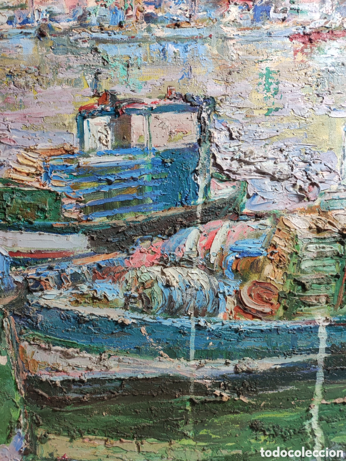 Arte: Paisaje marinero mucho empaste - Foto 5