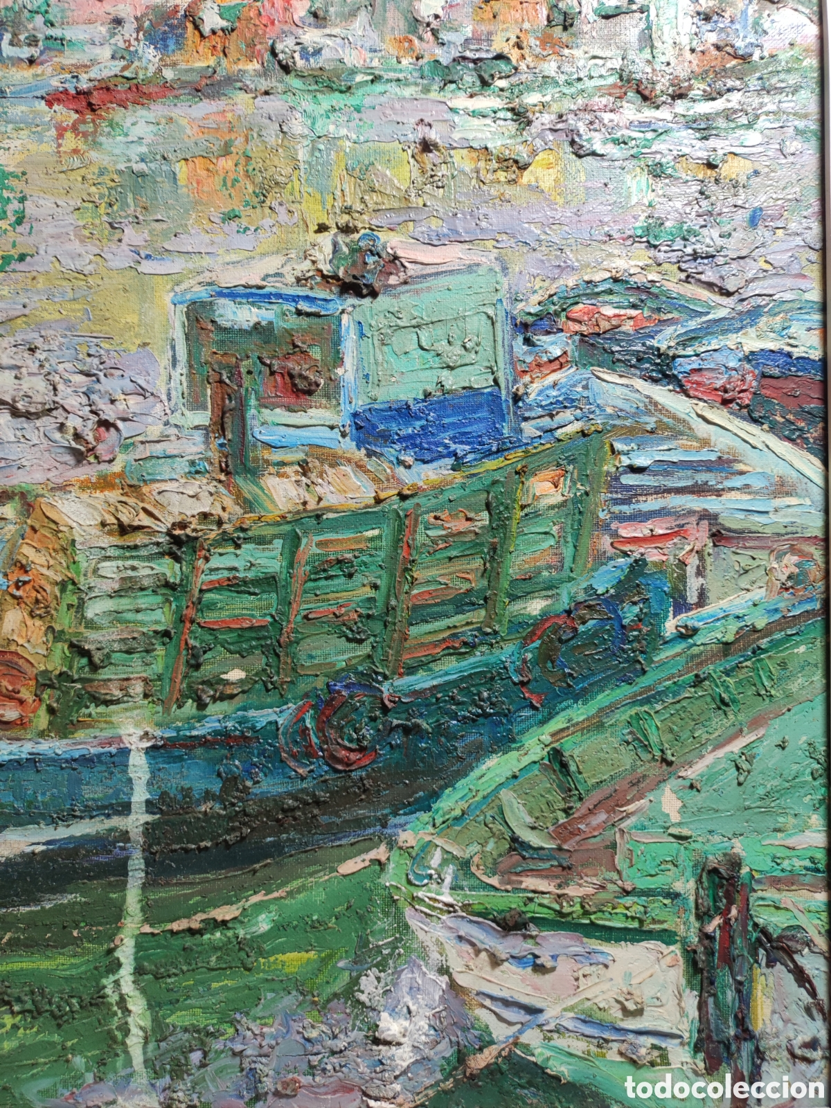 Arte: Paisaje marinero mucho empaste - Foto 6