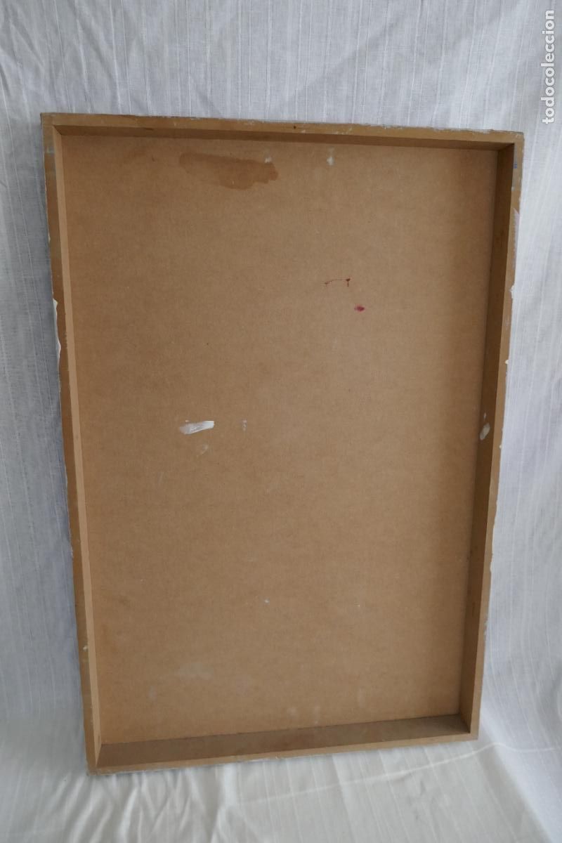 Arte: Oleo sobre tabla de una mujer. - Foto 19
