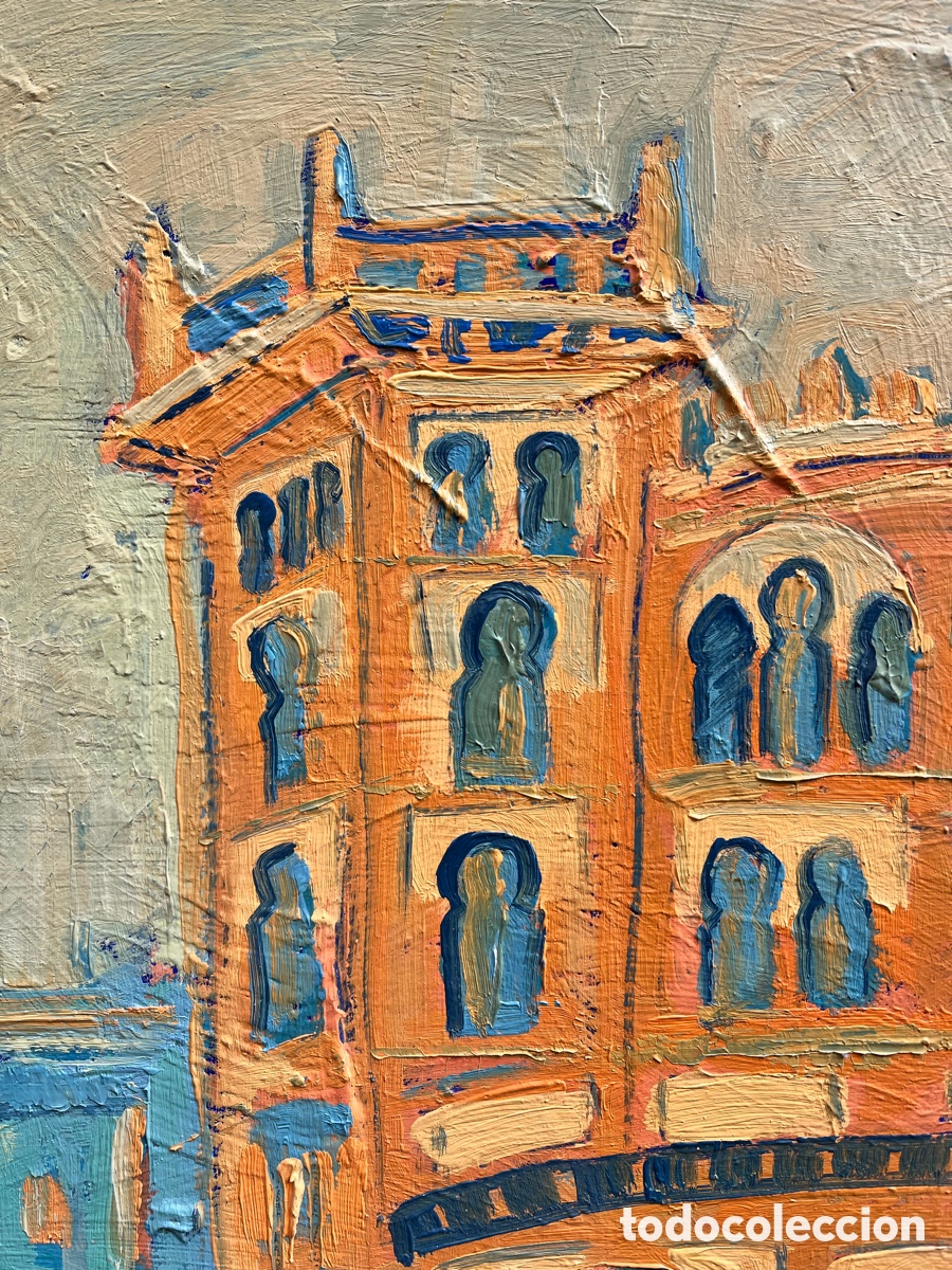 Arte: Cuadro al &oacute;leo &rdquo;Plaza de las Ventas&rdquo; - Foto 3