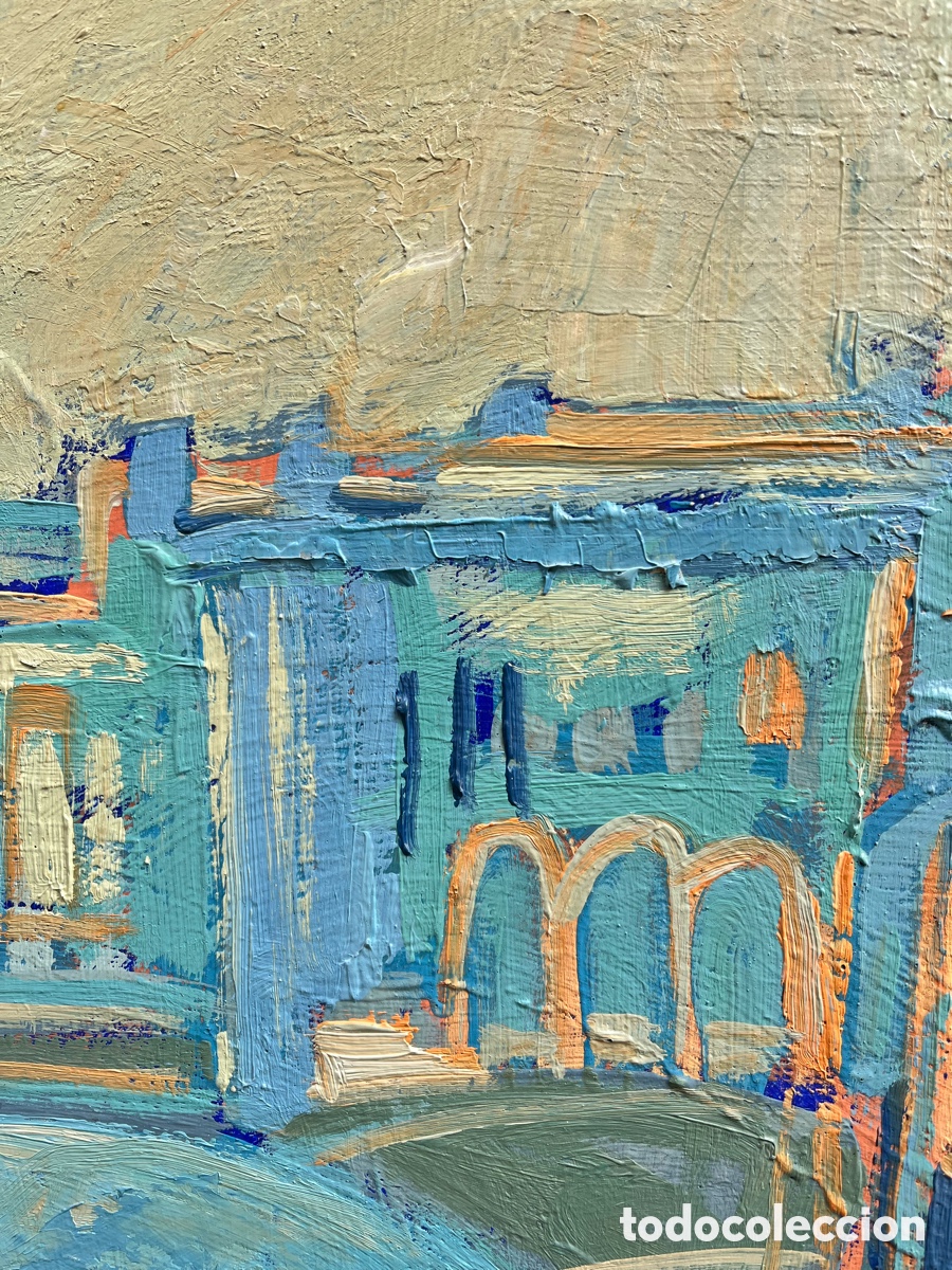 Arte: Cuadro al &oacute;leo &rdquo;Plaza de las Ventas&rdquo; - Foto 4