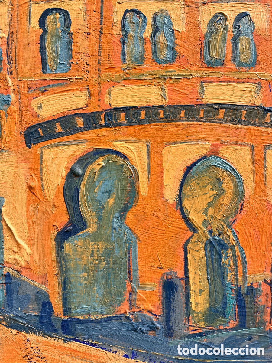 Arte: Cuadro al &oacute;leo &rdquo;Plaza de las Ventas&rdquo; - Foto 6
