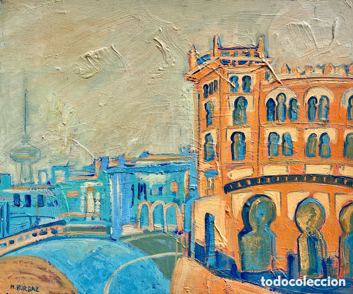 Arte: Cuadro al &oacute;leo &rdquo;Plaza de las Ventas&rdquo; - Foto 1