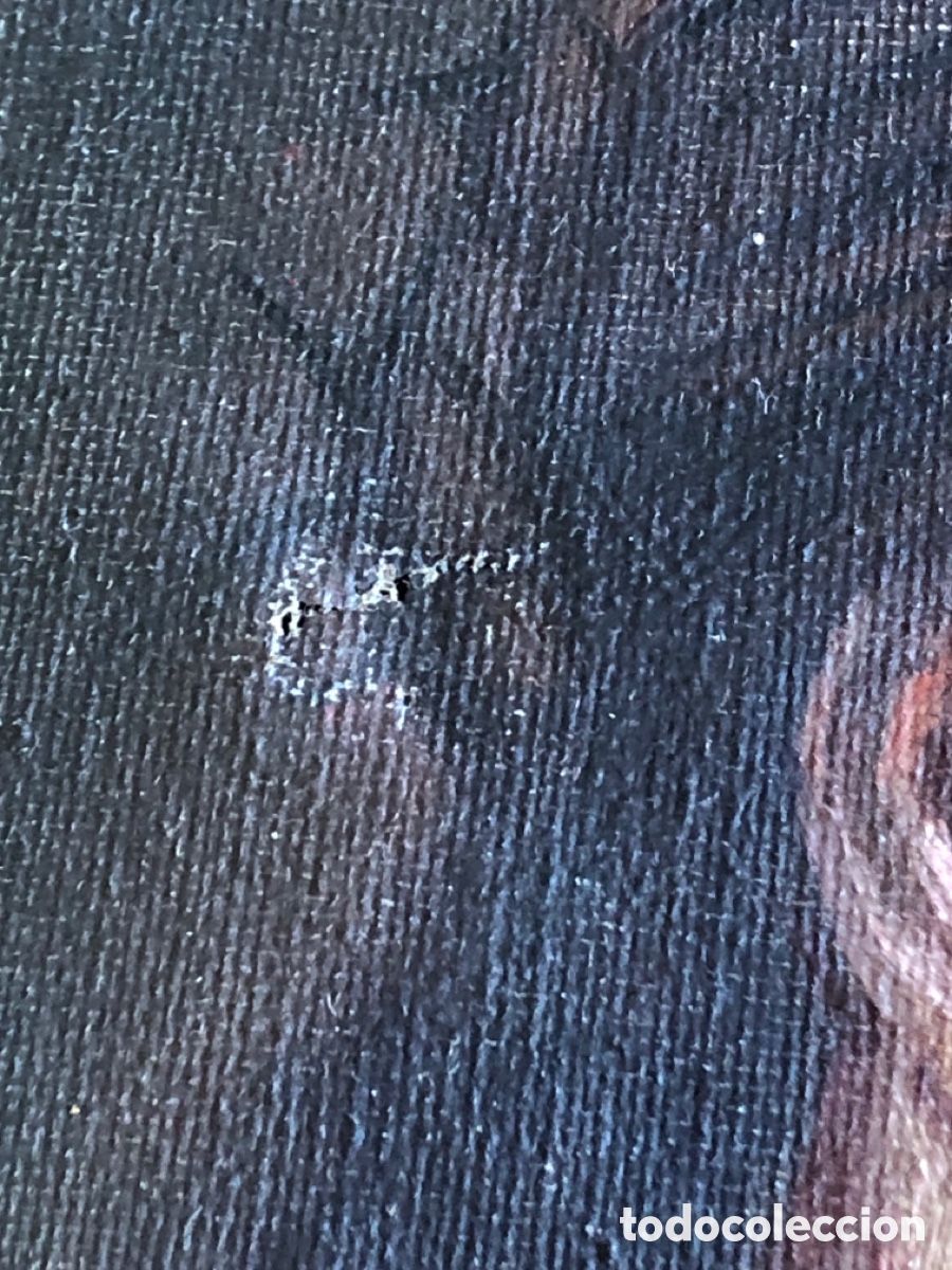 Arte: Oleo sobre lienzo marco en pan de oro - Foto 5