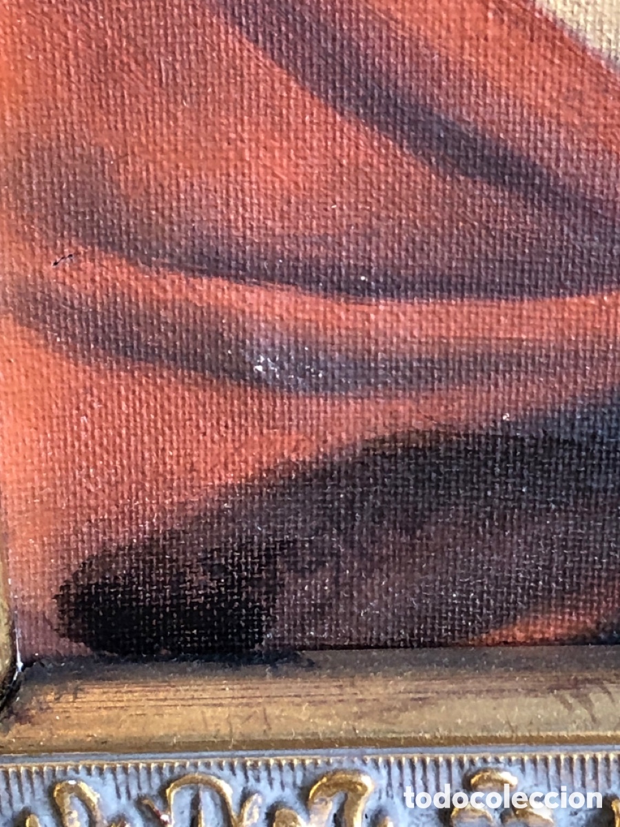 Arte: Oleo sobre lienzo marco en pan de oro - Foto 8
