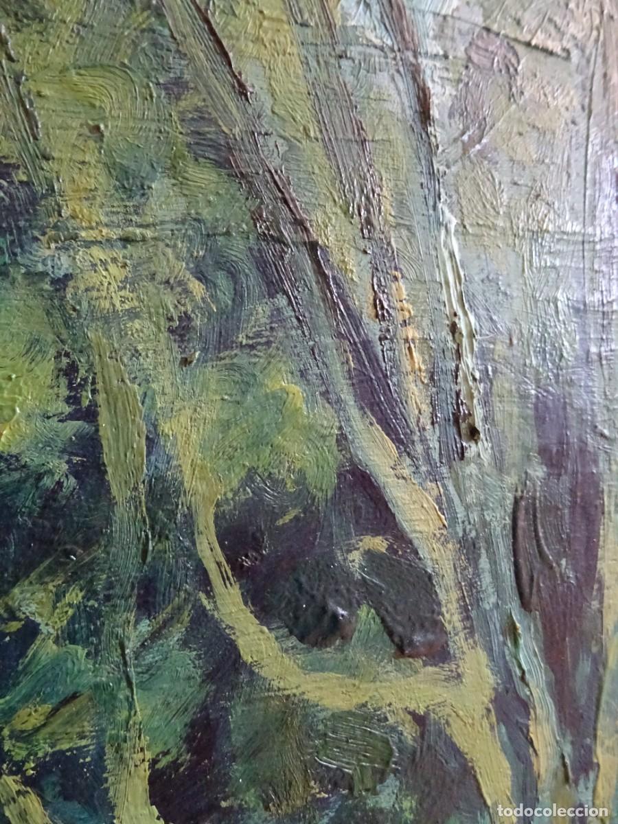 Arte: OLEO SOBRE LIENZO REPRESENTANDO UN BOSQUE - Foto 12