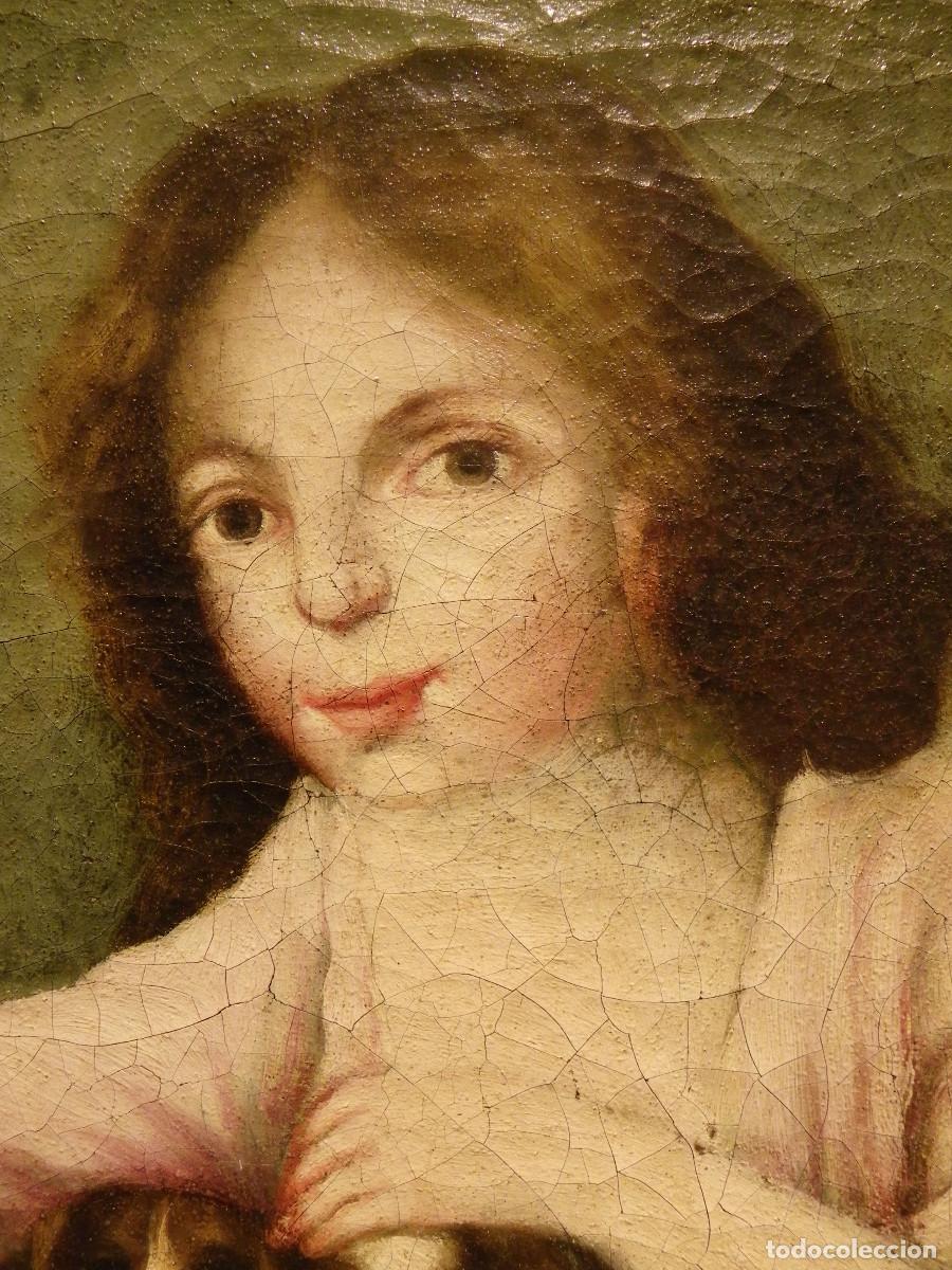 Arte: Bodeg&oacute;n S-XVIII Ni&ntilde;a con perritos - Foto 15