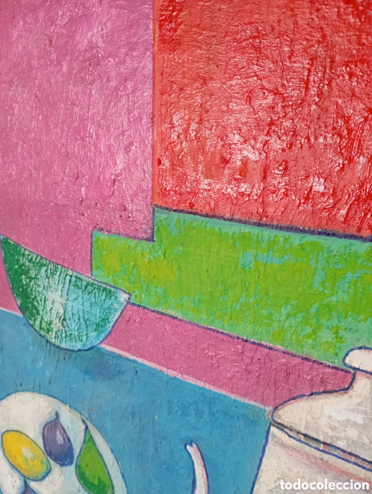 Arte: Cuadro pintura t&eacute;cnica mixta - Foto 3