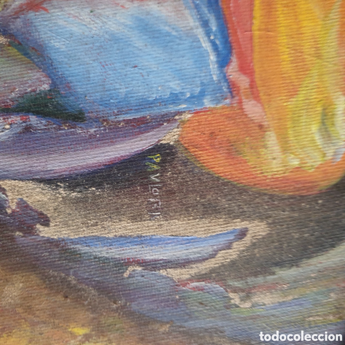 Arte: &Oacute;leo sobre lienzo PAVLORI 25X25 - Foto 4