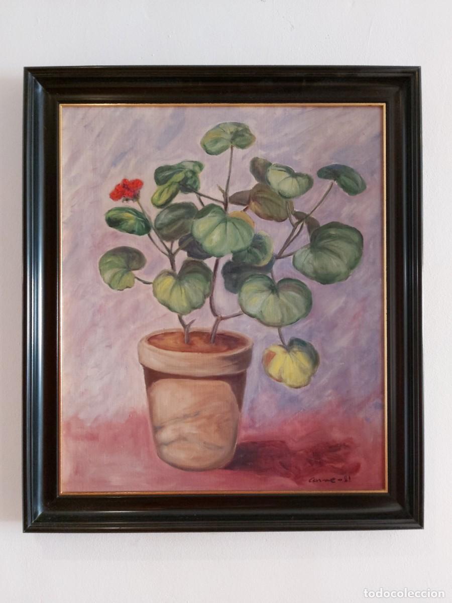 Arte: CUADRO PINTURA &Oacute;LEO GERANIO - Foto 1