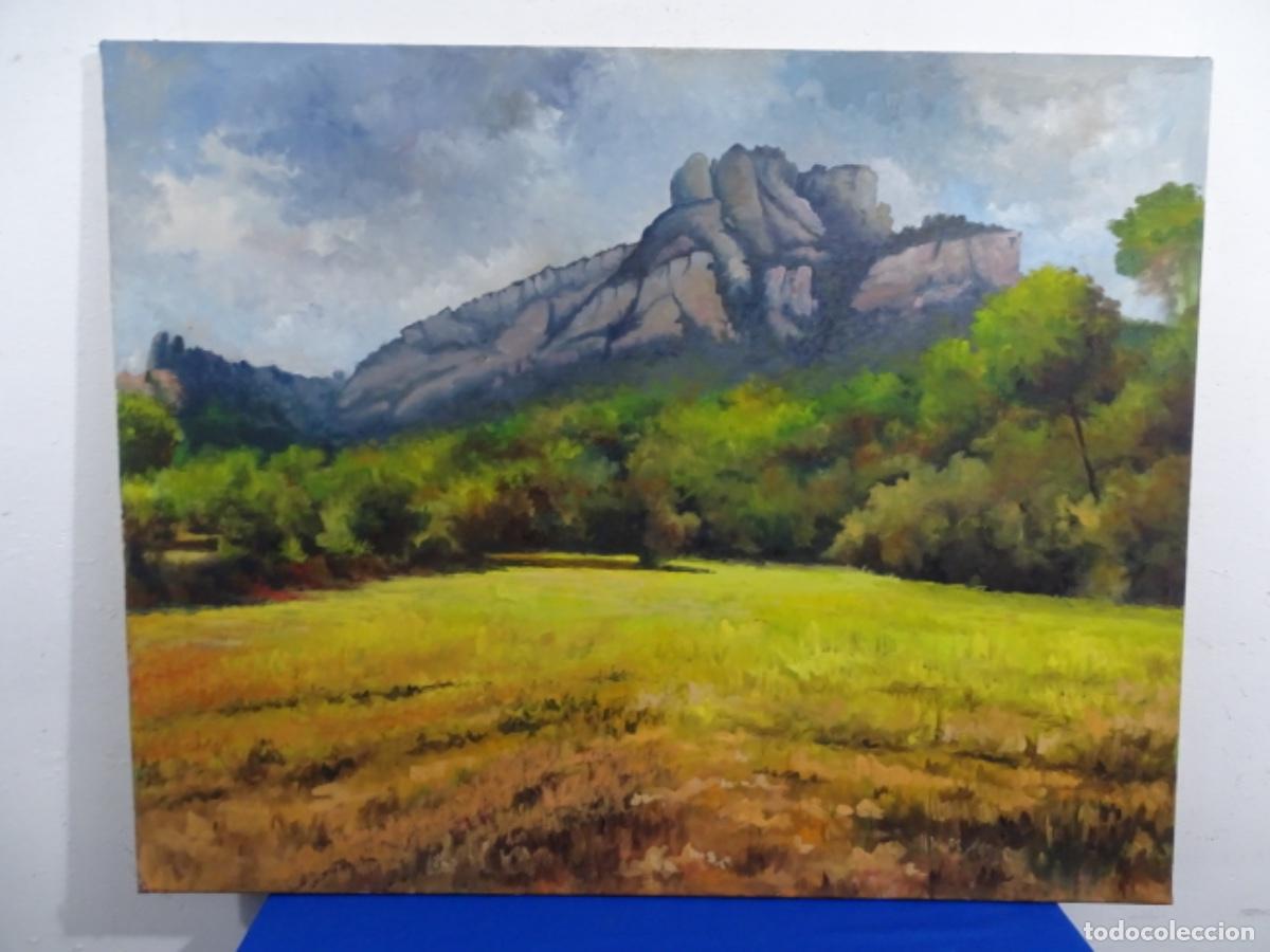 Arte: GRAN OLEO TELA ANONIMO. PAISAJE DE SANT LLORENS.