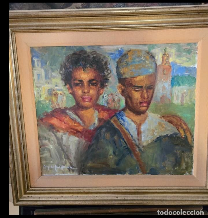 Arte: AMPARO CRUZ HERRERA. LIENZO 65x54. - Foto 1