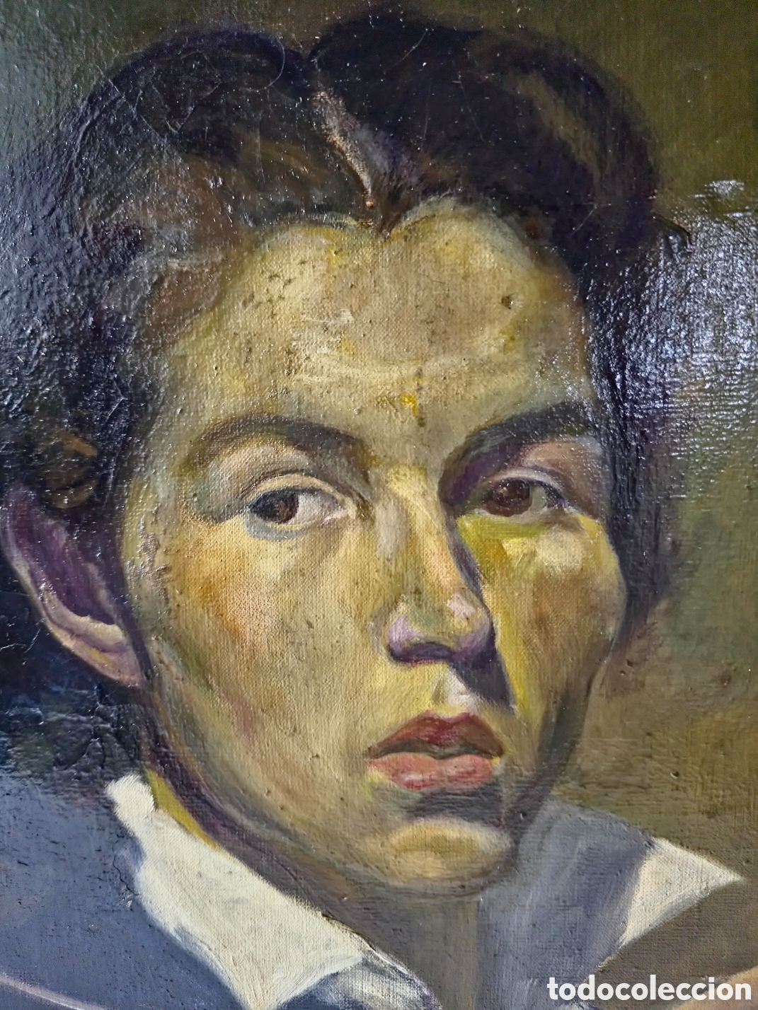 Arte: Autoretrato de Pintor An&oacute;nimo - Foto 3