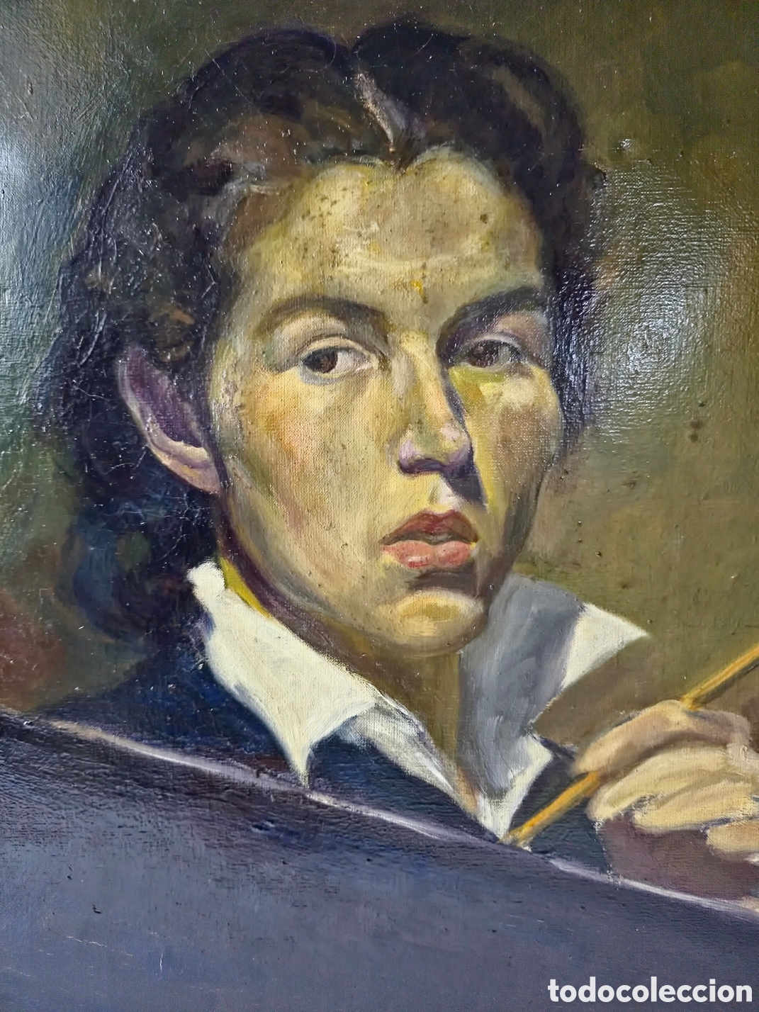 Arte: Autoretrato de Pintor An&oacute;nimo - Foto 7