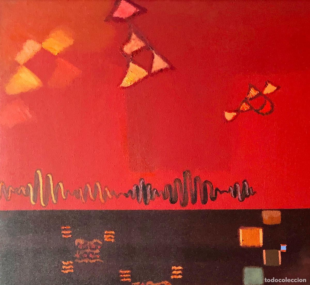 Arte: ABSTRACTO 12- LUCES DEL GANGES - Foto 4