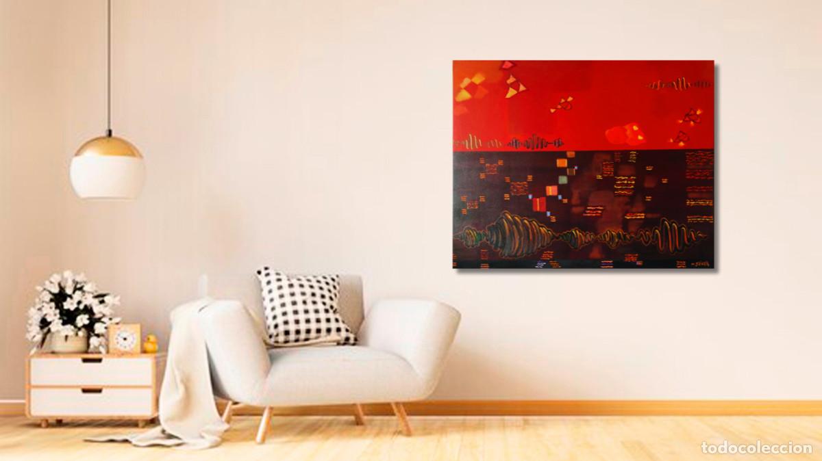 Arte: ABSTRACTO 12- LUCES DEL GANGES - Foto 5