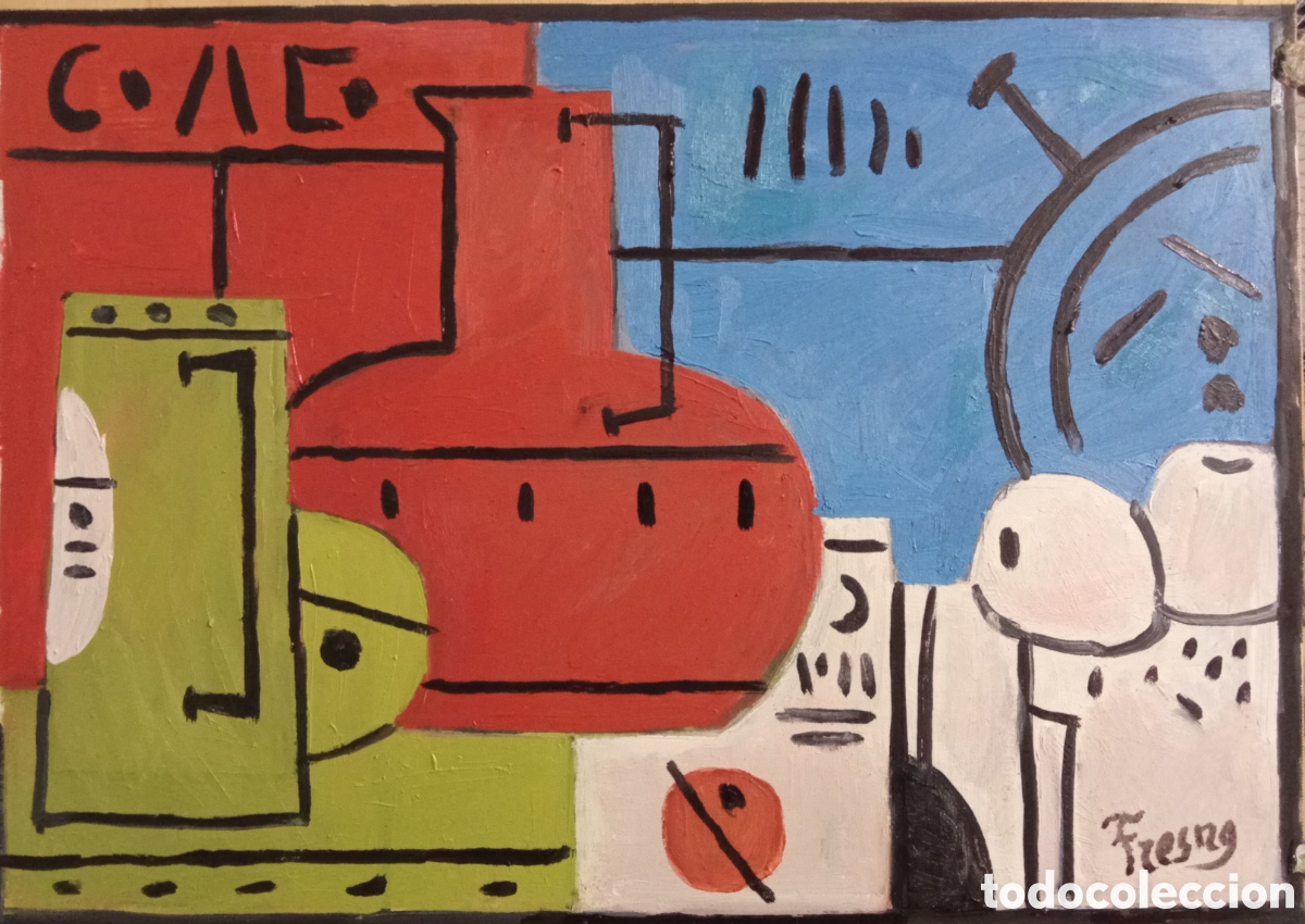 Arte: Figurativo jarr&oacute;n rojo. - Foto 1