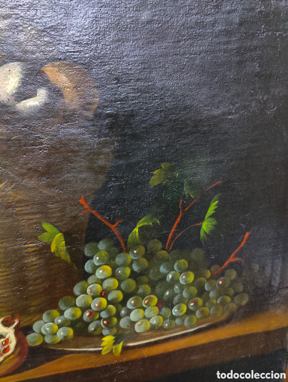 Arte: ANTIGUO OLEO SOBRE TELA BODEGON - Foto 5