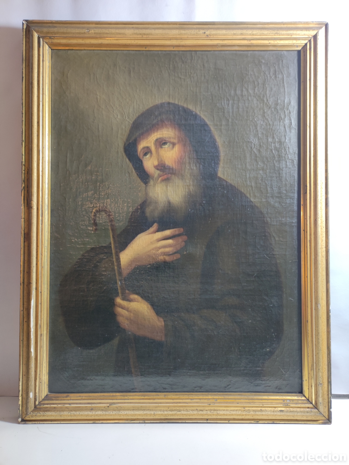 Arte: Monje &oacute;leo sobre lienzo - Foto 1