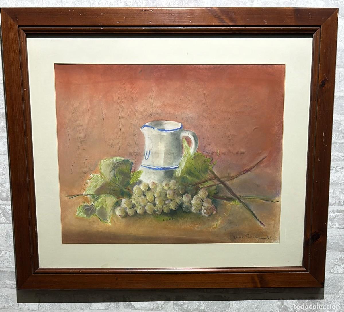 Arte: BODEGON OLEO DEL PINTOR JUAN SANCHEZ DE MANZANARES DE 91 CMS. ANCHO X 77 CMS. DE ALTURA