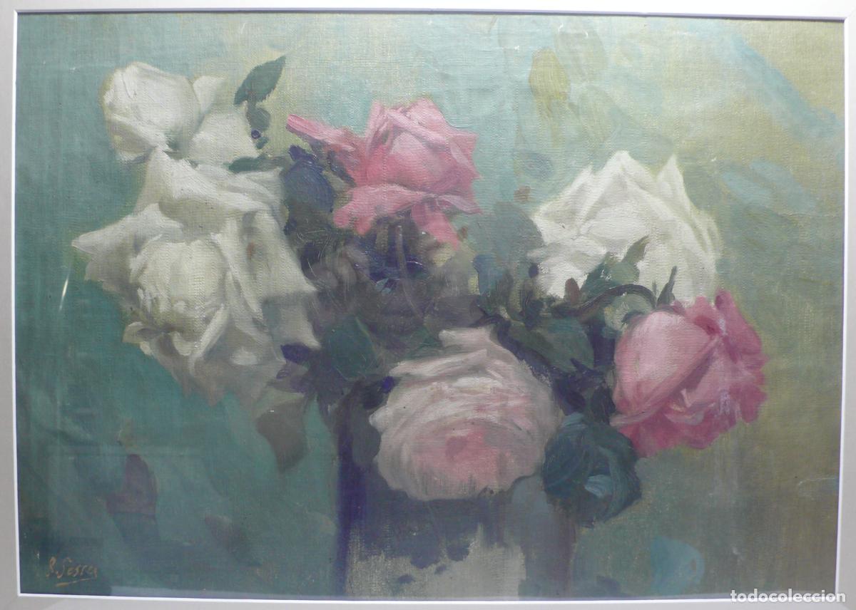 Arte: BODEGON DE FLORES OLEO - Foto 2
