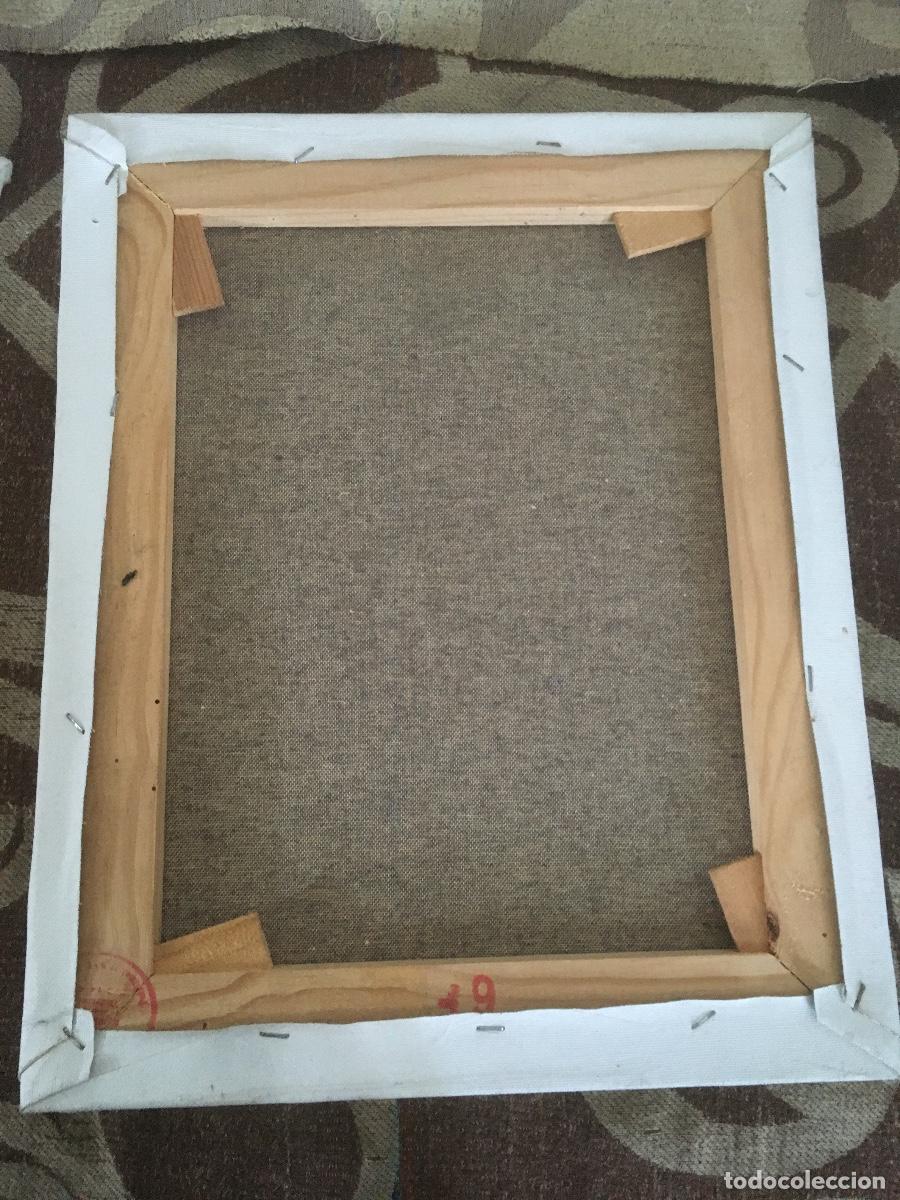 Arte: TELA. CON BASTIDOR. DE. MADERA 41x33cms - Foto 2