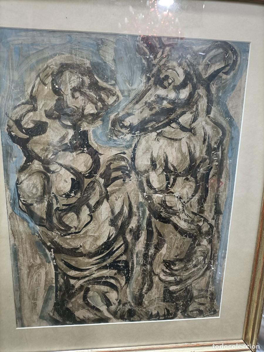 Arte: Lino Silva. Pareja de ratas. M/P - Foto 2