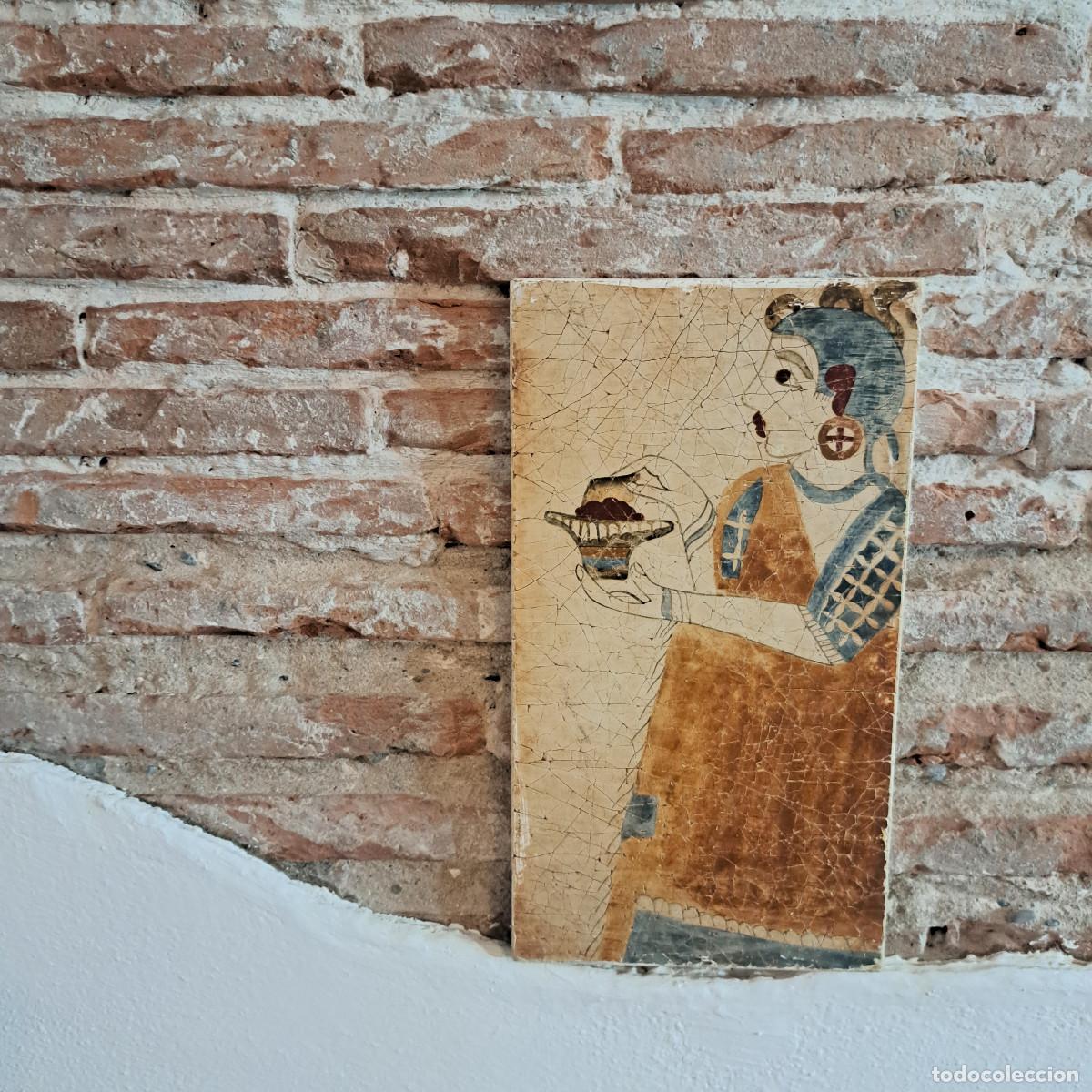 Arte: Reproduccion de pintura al fresco - Akrotiri, Thera, Grecia