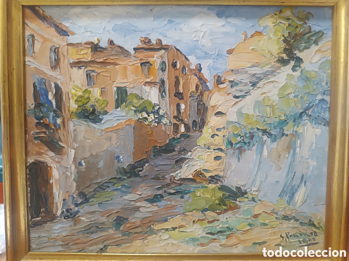 Arte: Calle de Castellvell 1951. Castellvell.