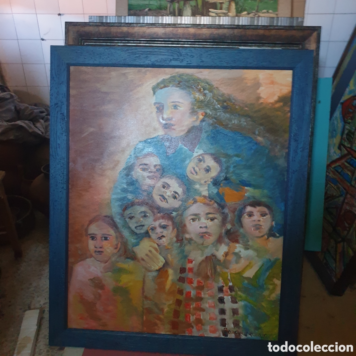 Arte: &Oacute;leo sobre lienzo V&aacute;zquez Ribada - Foto 1