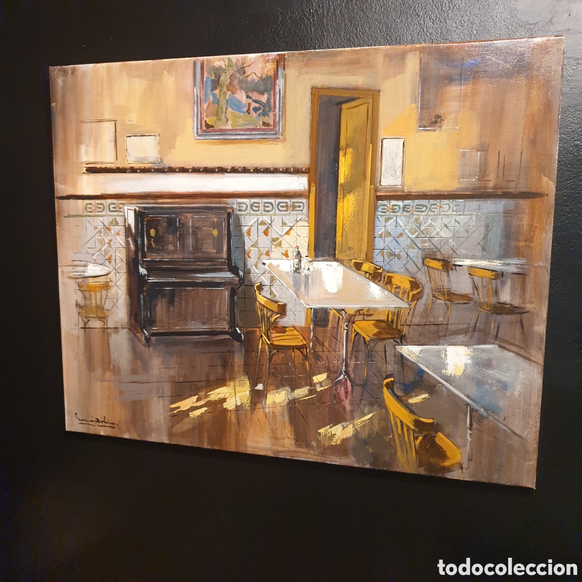 Arte: &Oacute;leo sobre lienzo DOBLAS PINTO - Foto 1
