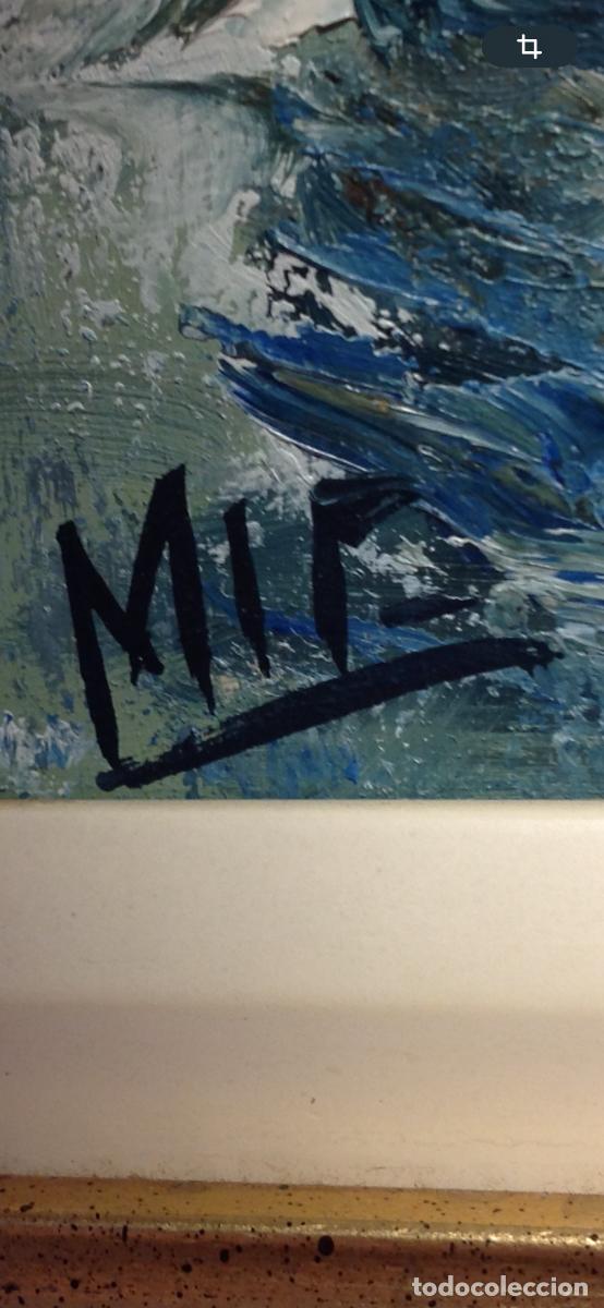 Arte: Cuadro pintado al &oacute;leo con firma - Foto 3
