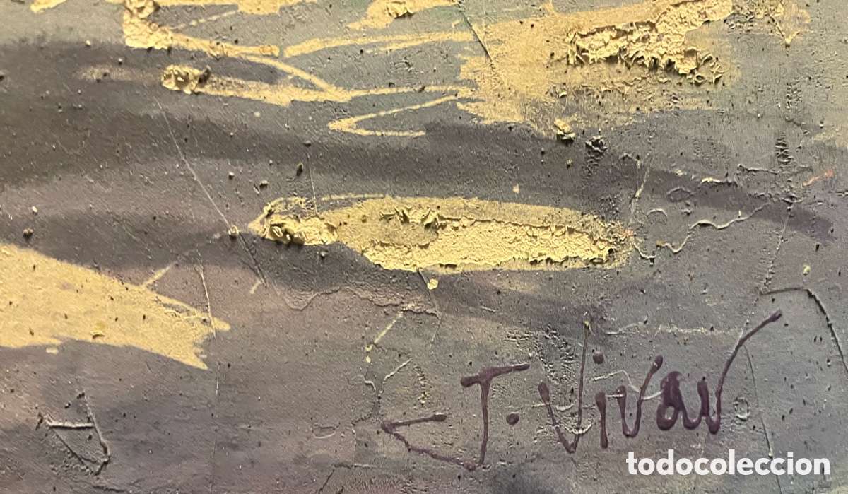 Arte: OLEO FIRMADO J. VIVAR - Foto 2