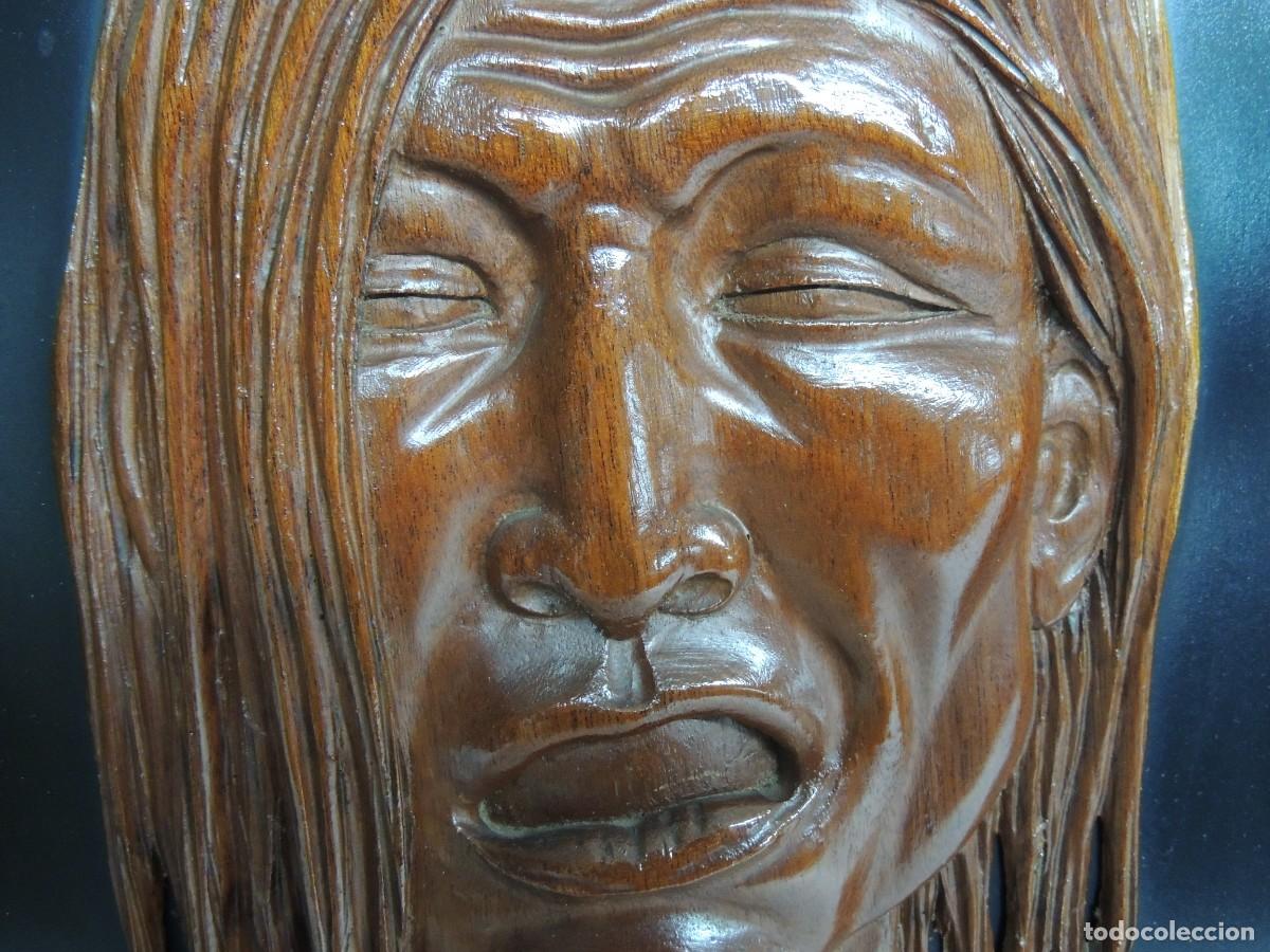 Arte: RELIEVE EN MADERA - INDIO TAMANACO - Foto 4