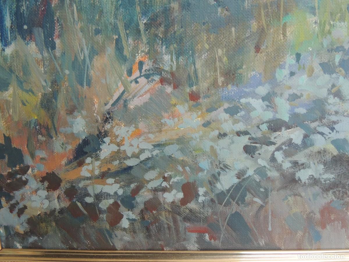 Arte: OLEO SOBRE TABLA - ILEGIBLE - Foto 5