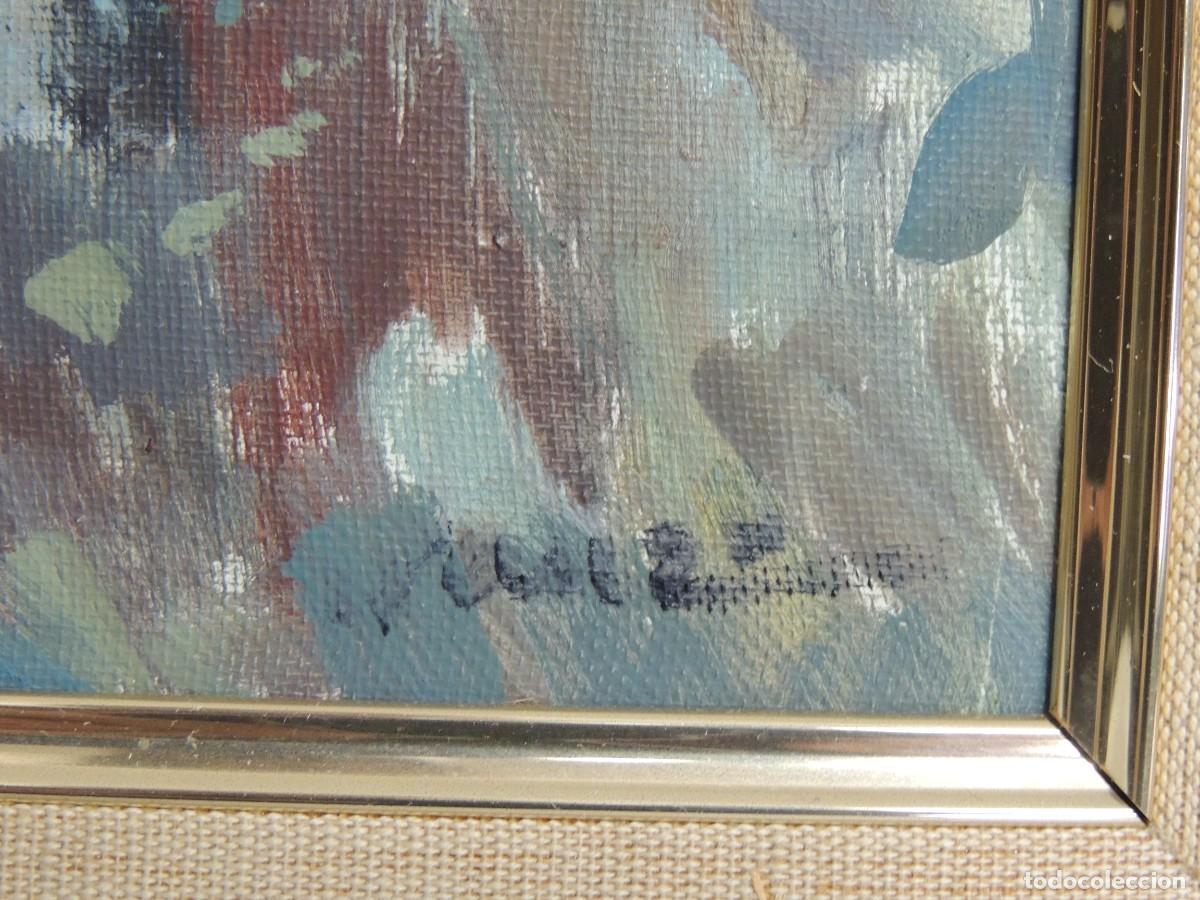 Arte: OLEO SOBRE TABLA - ILEGIBLE - Foto 8