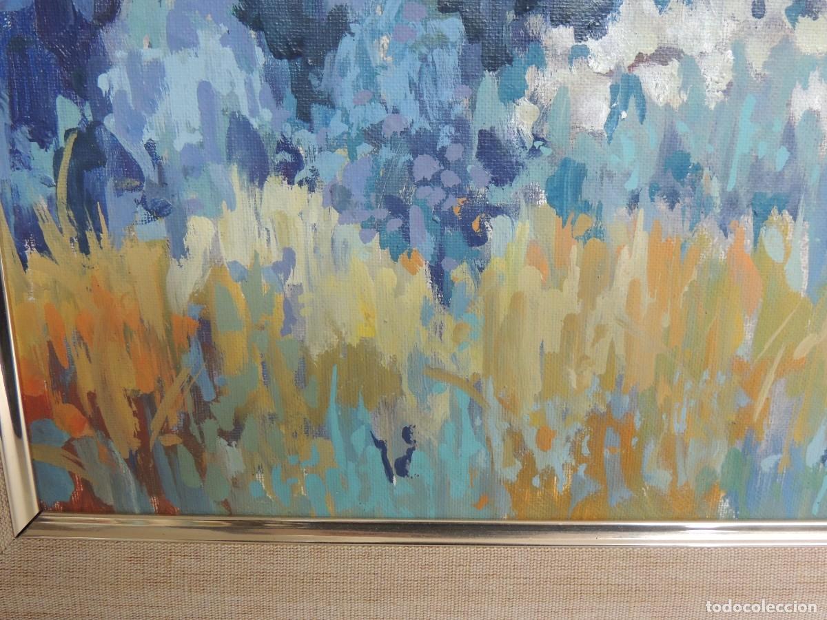 Arte: OLEO SOBRE TABLA - ILEGIBLE - Foto 5