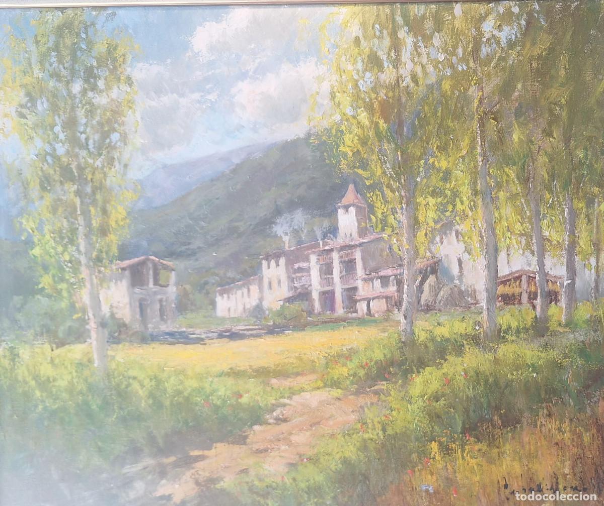 Arte: FRANCESC CARBONELL MASSAB&Eacute;-ALDEA DE OLOT-&Oacute;LEO - Foto 2