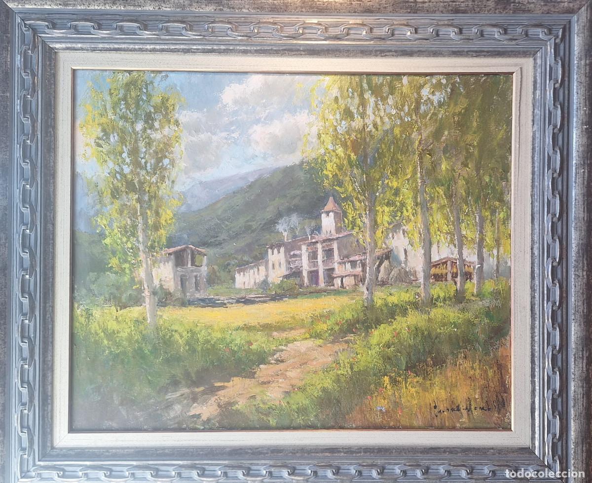 Arte: FRANCESC CARBONELL MASSAB&Eacute;-ALDEA DE OLOT-&Oacute;LEO - Foto 5