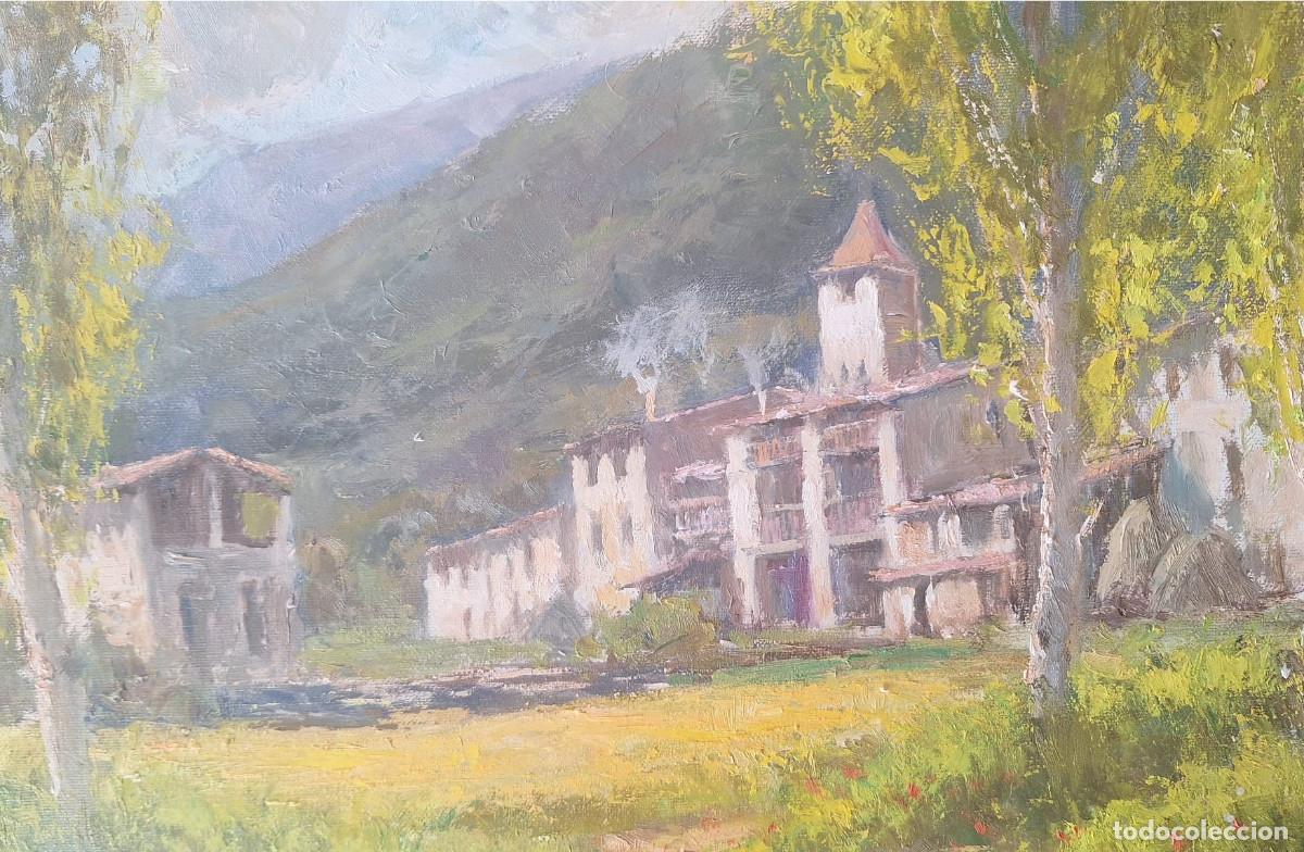 Arte: FRANCESC CARBONELL MASSAB&Eacute;-ALDEA DE OLOT-&Oacute;LEO - Foto 1